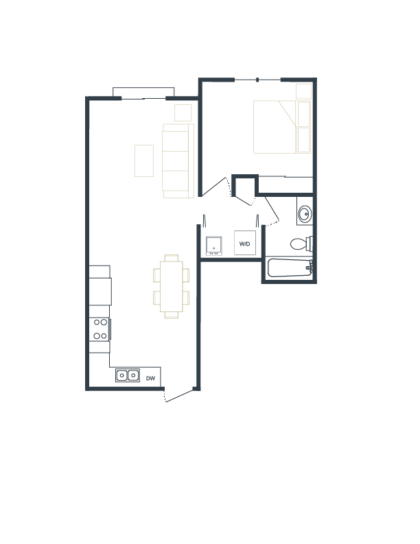 EMV Villas Floorplan 1BR